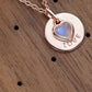Moonstone Love Heart Pendant 925 Sterling Silver Necklace
