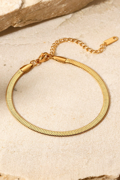 Single Chain Stainless Steel Bracelet